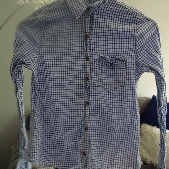 ABERCROMBIE & FITCH CHECKED CASUAL BUTTON DOWN SHIRT - Picture 1 of 1